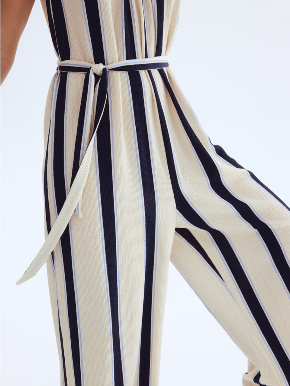 H&M Tie-Belt Jumpsuit